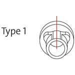 Solid abutm angled 18°Type1 RP 4,3D5,0
