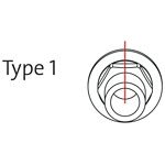 Solid abutm angled 18°Type1D4,1D5,4