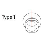 Std-abutm angl18ºType1D3,5-5,0D6,5GH3,0