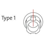 Solid abutm angled 18°Type1 NC 3,3D5,0