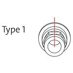 Solid abutment angled 18° Type 1 D 3,4