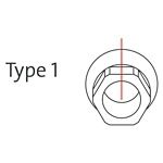 Multi-unit abutm Type 1 17° M GH 4,1/5,5