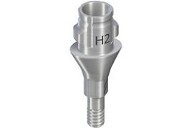 SC Variobase® Abutment - with screw, oval, GH 2mm, TAN