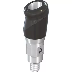 RC Novaloc® ADLC, angled 15°, Ø 3.8mm, H 4mm, type A, TAV
