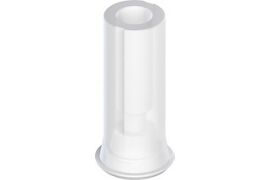 NC/RC Burn-out coping f. screw-retained abut. - Crown, including screw, D 4.6mm, POM/TAN