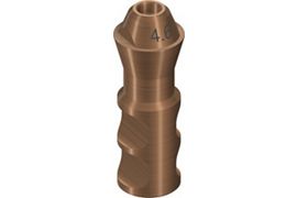 NC/RC Analog for screw-retained abutment, TAN - straight 0°, D 4.6mm