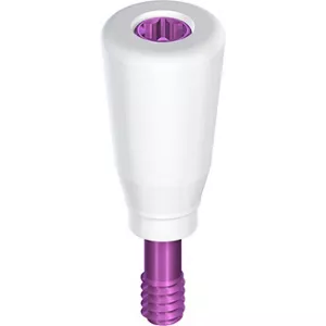 RC Healing Abutment, conical, Ø 4.5mm, H 6mm, ZrO2/TAN