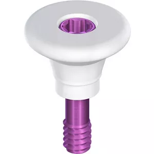 RC Healing Abutment, conical, Ø 6mm, H 2mm, ZrO2/TAN
