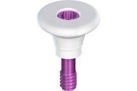RC Healing Abutment, conical, Ø 6mm, H 2mm, ZrO2/TAN