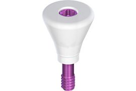 RC Healing Abutment, conical, Ø 6mm, H 4mm, ZrO2/TAN