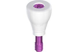 RC Healing Abutment, conical, Ø 5mm, H 4mm, ZrO2/TAN