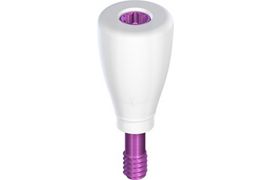 RC Healing Abutment, conical, Ø 5mm, H 6mm, ZrO2/TAN