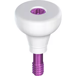 RC Healing Abutment, conical, Ø 6.5mm, H 4mm, ZrO2/TAN