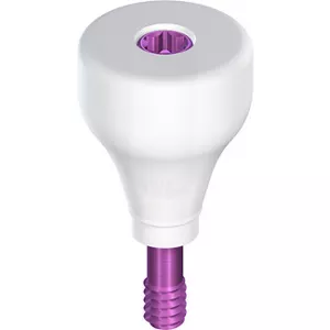 RC Healing Abutment, conical, Ø 6.5mm, H 6mm, ZrO2/TAN