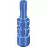 Impr. post OT AL SR Abut,0°,D3.5