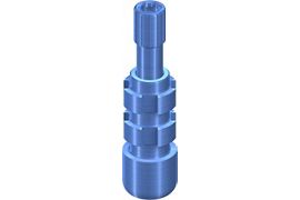 Impression post for open tray, TAN - for screw-ret. abut., abut. level, 0°, D 3.5mm