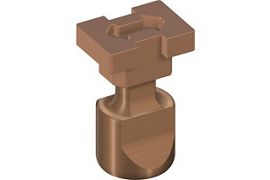 Impression Post for closed tray, abutment level, Screw-retained Abutments, engaging