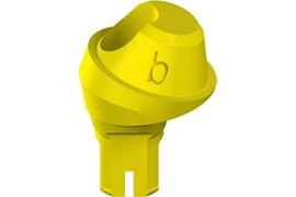 NC Plan screw-retained abutment, POM - angled 17°, D 4.6mm, GH 2.5mm, Type B