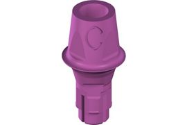 RC PLAN Cementable Abutment - D 5mm, GH 1mm, AH 4mm, POM