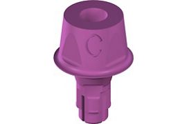 RC PLAN Cementable Abutment - D 6.5mm, GH 1mm, AH 4mm, POM