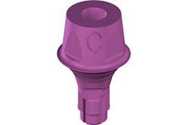 RC PLAN Cementable Abutment - D 6.5mm, GH 2mm, AH 4mm, POM