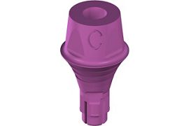RC PLAN Cementable Abutment - D 6.5mm, GH 3mm, AH 4mm, POM