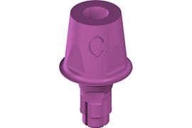 RC PLAN Cementable Abutment - D 6.5mm, GH 1mm, AH 5.5mm, POM
