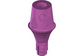 RC PLAN Cementable Abutment - D 6.5mm, GH 3mm, AH 5.5mm, POM