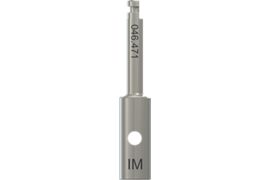 Adapter for handpiece, short - L 26mm, stainless steel