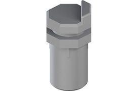 RN Positioning Cylinder for Solid Abutment - for 048.541, H 10.2mm, POM