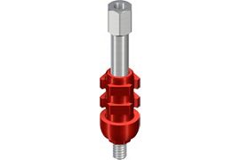 RN synOcta® Impression post - with integral guide screw, H 21.0 mm, Al/Ti