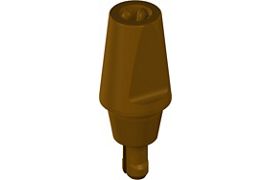 WN PLAN Solid Abutment 6° - H 5.5mm, brown, POM