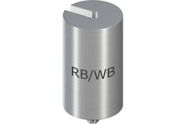 RB/WB Pre-milled Abutment Blank - for Medentika Holder, Ø 11.5mm, TAN
