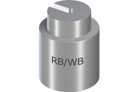 RB/WB Pre-milled Abutment Blank - for Medentika Holder, Ø 15.8mm, TAN