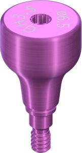 RB/WB Healing Abutment, Crown, Ø 5mm, GH 1.5mm, AH 2mm, Ti