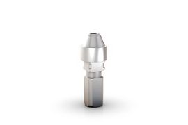 Mini Conical Abutment Hybrid Repositionable Analog, Titanium, 4.1 mm