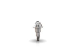 GM Mini Conical Abutment, Titanium, 0.8 mm