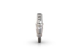 Gm Exact Titanium Base With Removable Screw, Titanium, 3.5X4X2.5 mm