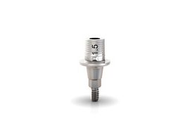 Gm Exact Titanium Base With Removable Screw, Titanium, 5.5X4X1.5 mm