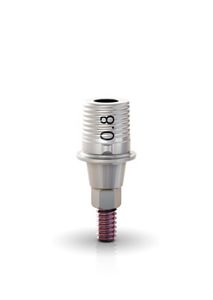GM TITANIUM BASE WITH NEO REMOVABLE SCREW 3.5X6X1.5