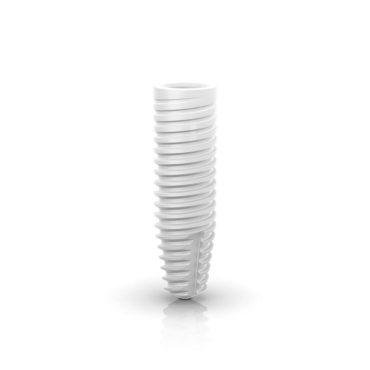 White ceramic implant