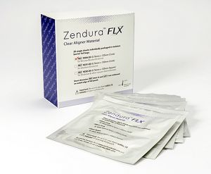 Zendura™ FLX, Tiefziehfolie, Ø 125mm x 0.76mm dick,  Zusammensetzung:thermoplastisches Polyurethan und PolyesterEU-IMP: Etkon  GmbH, Lochhamer Schlag 6, 82166 Gräfelfing | Straumann Group - Straumann  Deutschland