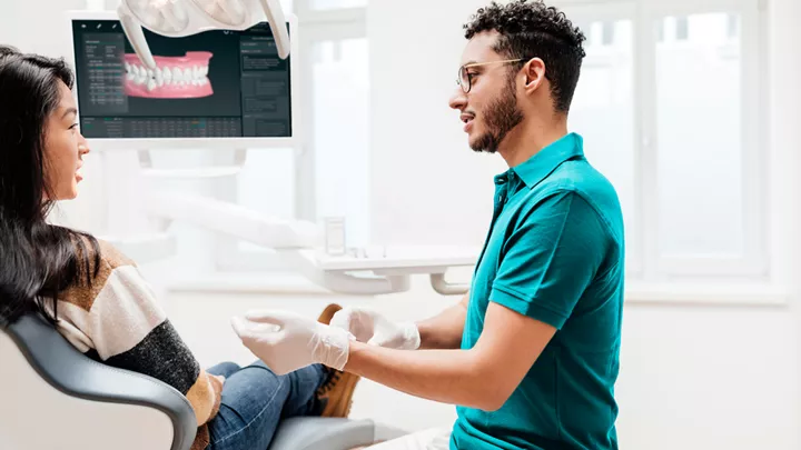 An icon with two clouds