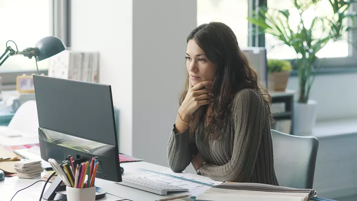 An icon with two clouds
