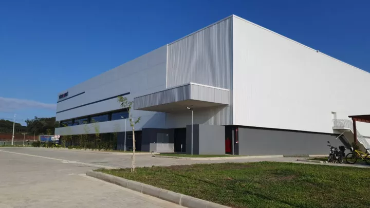 An icon with two clouds