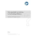 Parts Not Sticking to the Build Platform