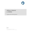 Adding a Material in Netfabb
