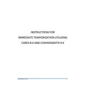 Instructions for Immediate Temporization Utilizing CARES 8.X and CoDiagnostiX 9.X
