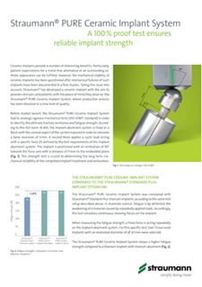 Straumann® Dental Implant System-牙种植体-士卓曼中国