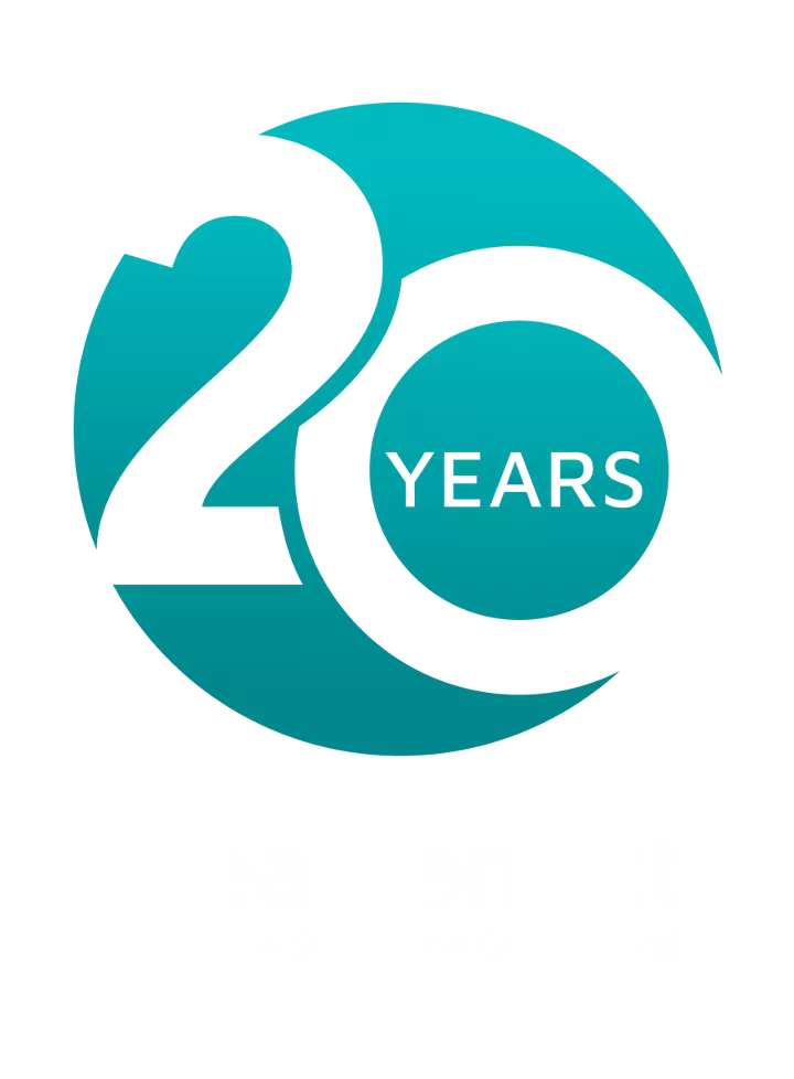 Clear aligners, laptop and mobile phone. 